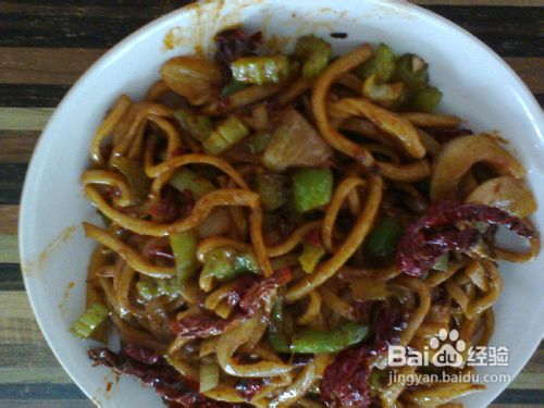 好吃的面条的做法：[2]干煸炒面的做法