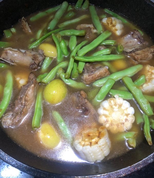 豆角排骨一锅出