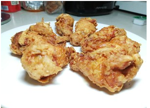 简易的炸鸡腿