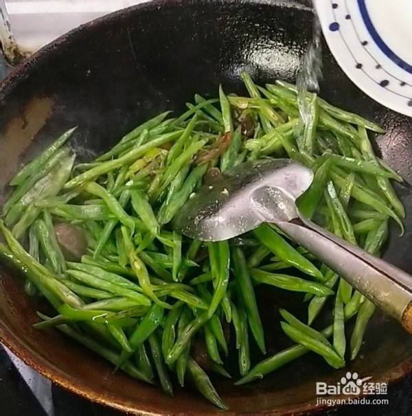 如何做腊肠炒四季豆
