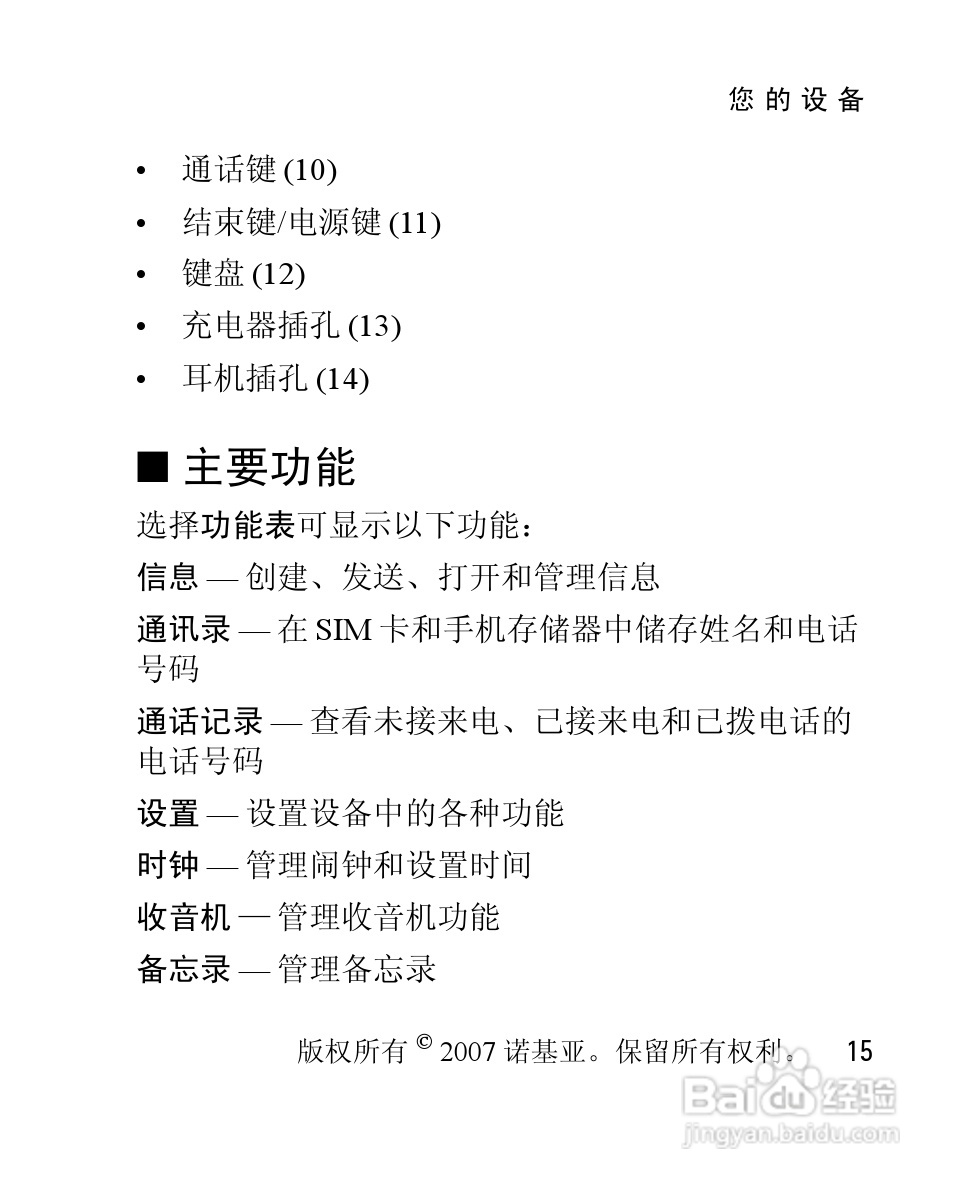 诺基亚1650手机使用说明书:[2]