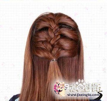 公主系蝎子辫发型半扎发发型详细步骤
