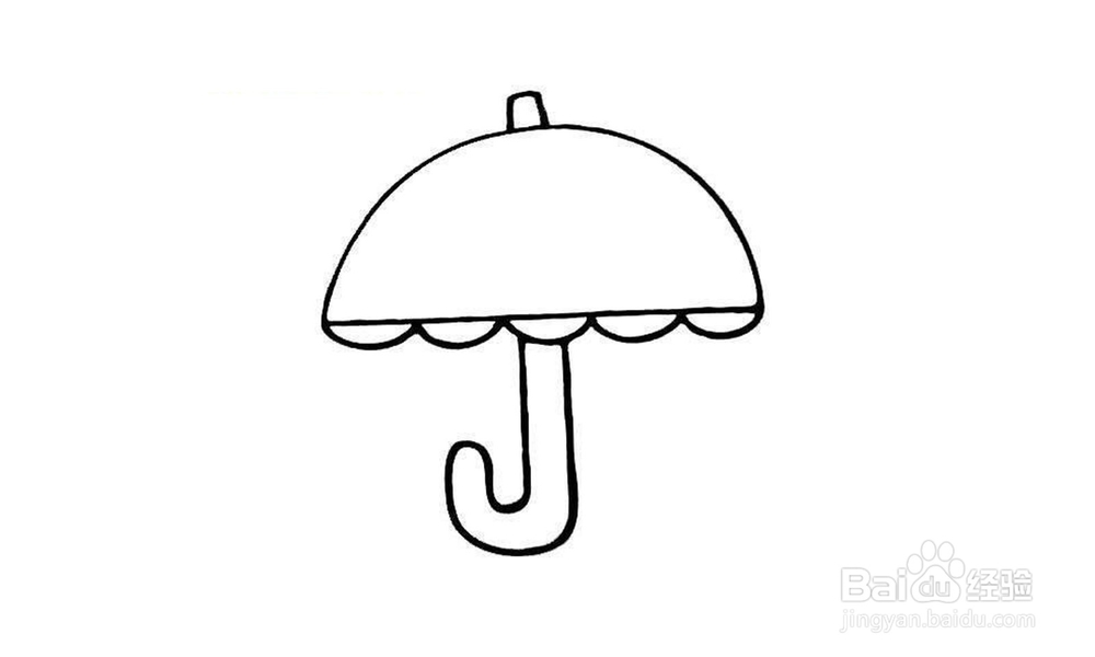 如何画出一个漂亮的雨伞？