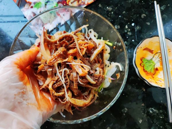 麻辣牛肚拌魔芋