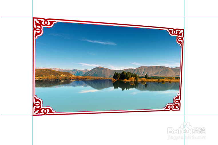 利用PS把倾斜扭曲的照片还原