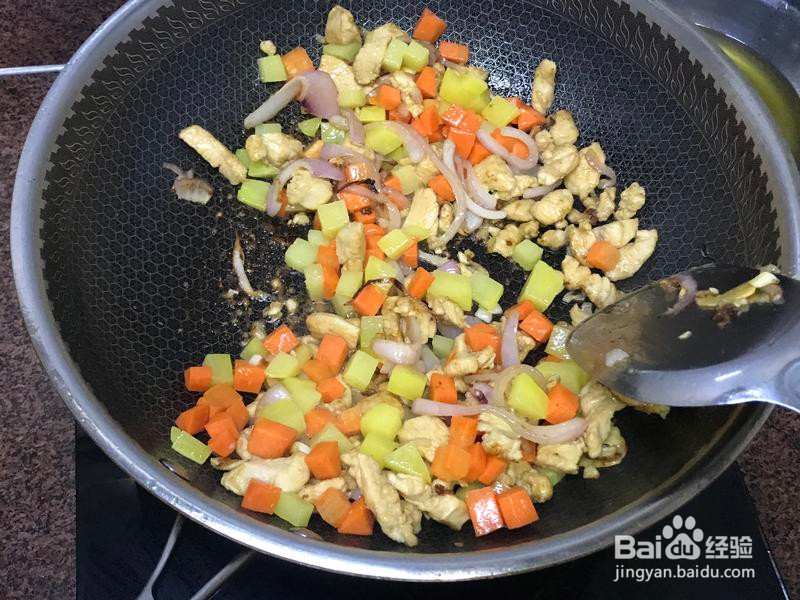 咖喱鸡肉的做法