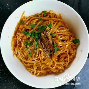 葱油拌面的做法
