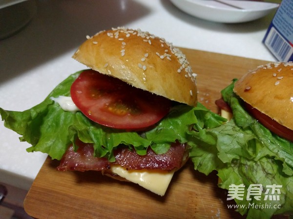 培根芝士堡的做法