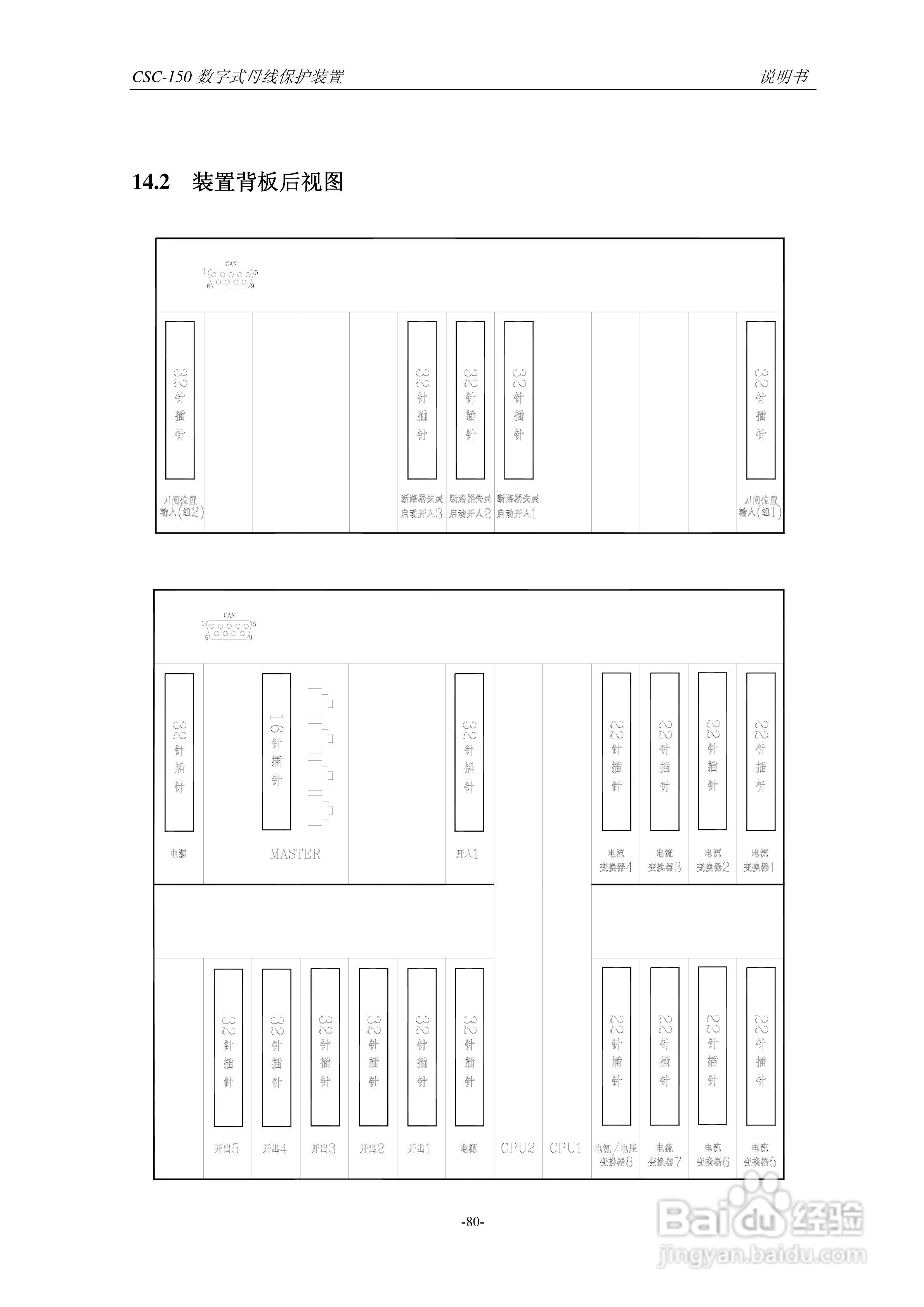 四方CSC-150数字式母线保护装置说明书:[9]