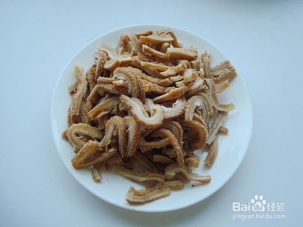 豆角炒牛肚的制作方法