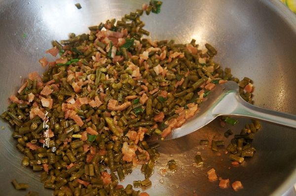 培根肉炒酸豆角