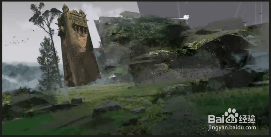 场景原画的不同绘画技法