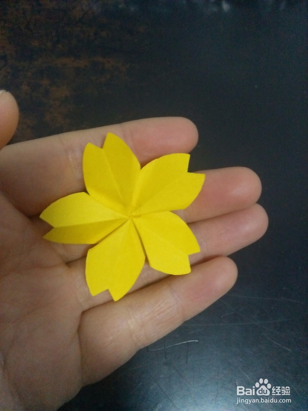 手工折纸腊梅花怎么做