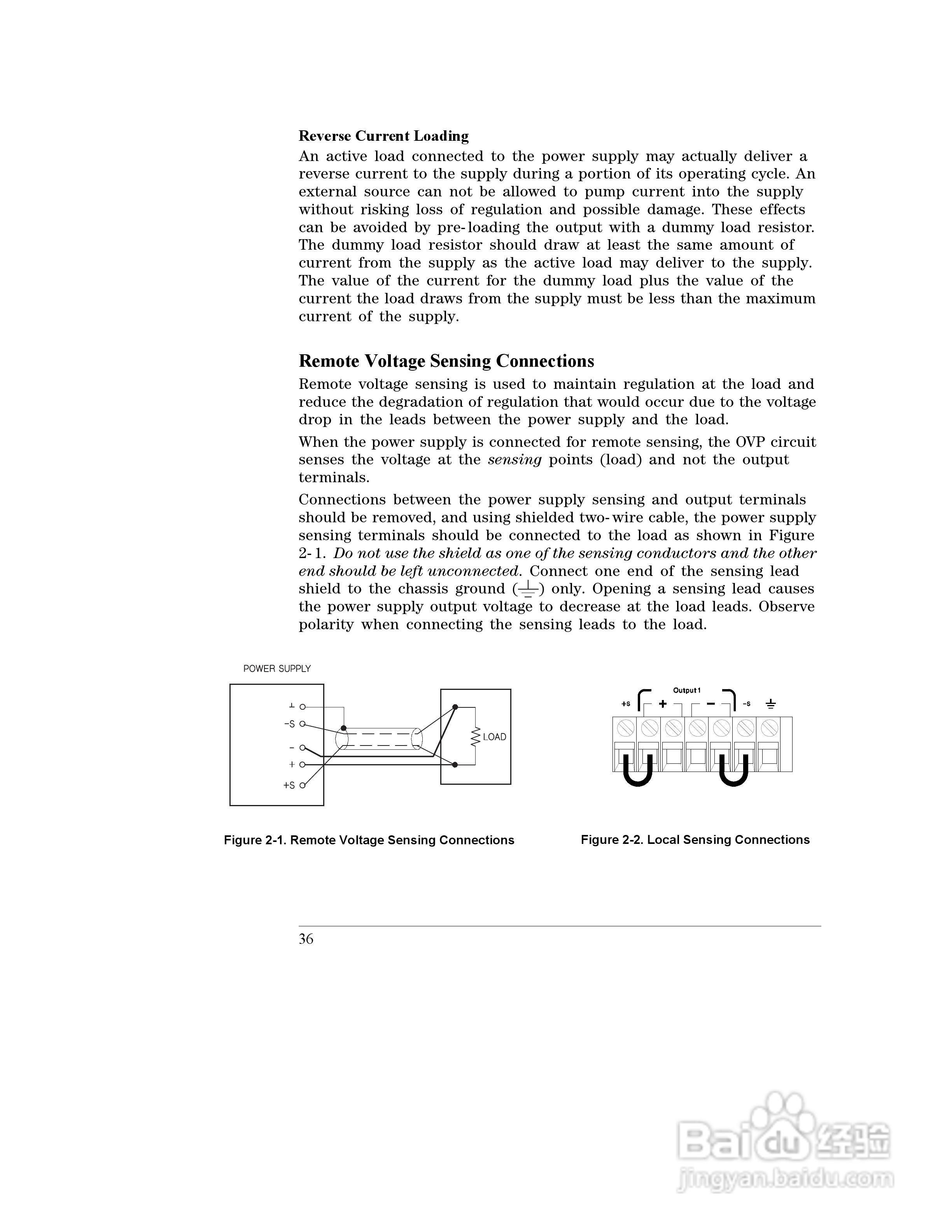E3645A型80W电源供应器操作手册:[4]