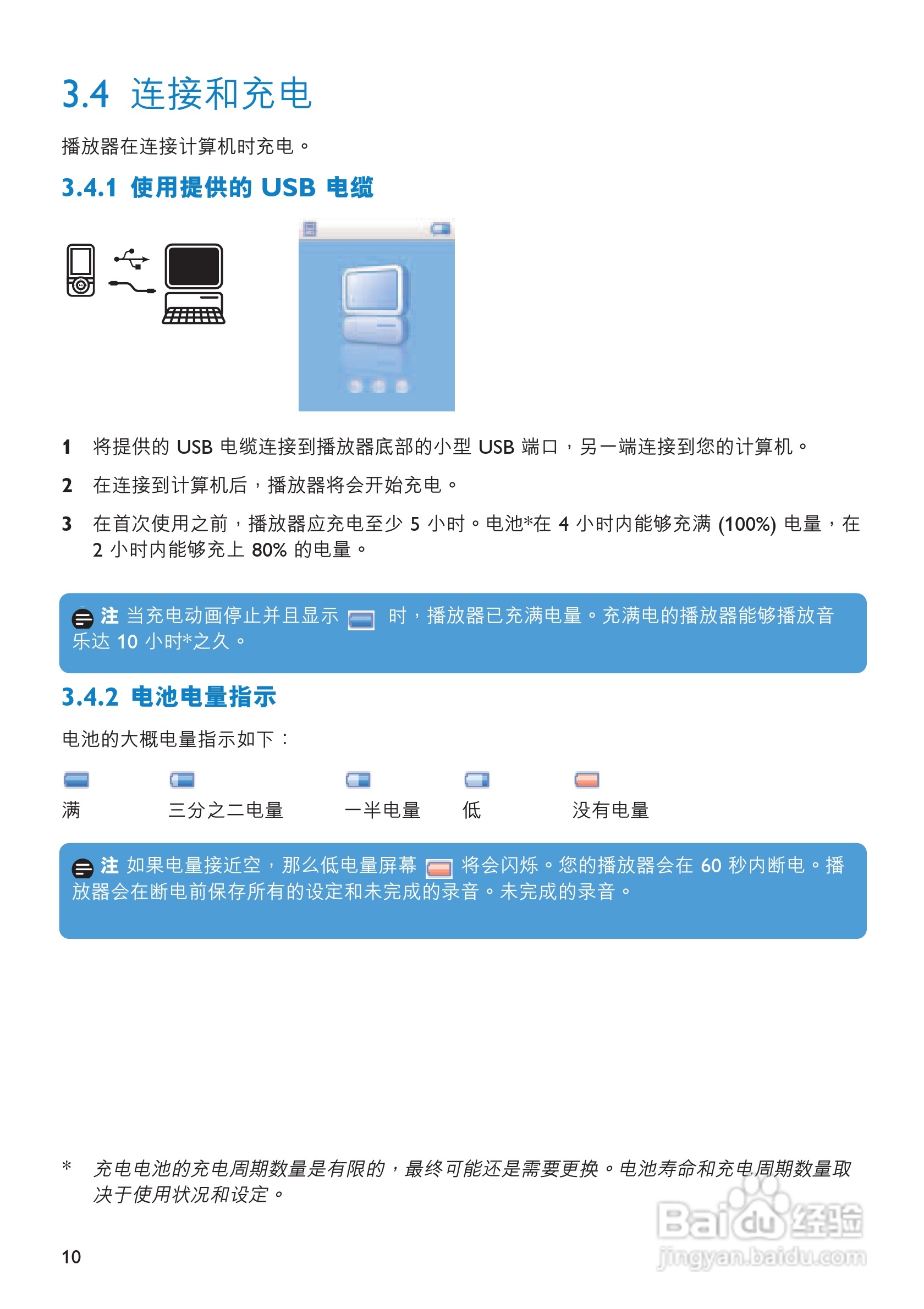 飞利浦SA3105闪存音频视频播放机使用说明书:[1]