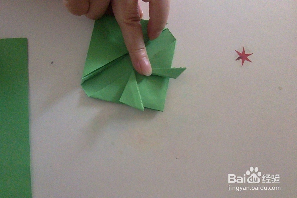 小青蛙折纸教程