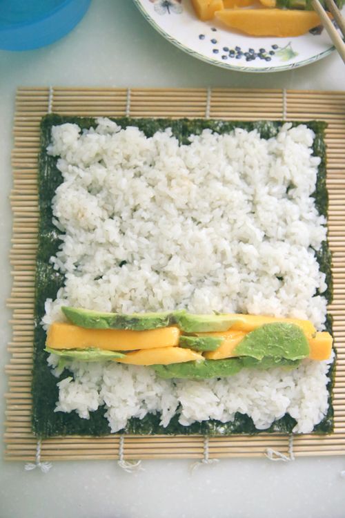 芒果牛油果寿司