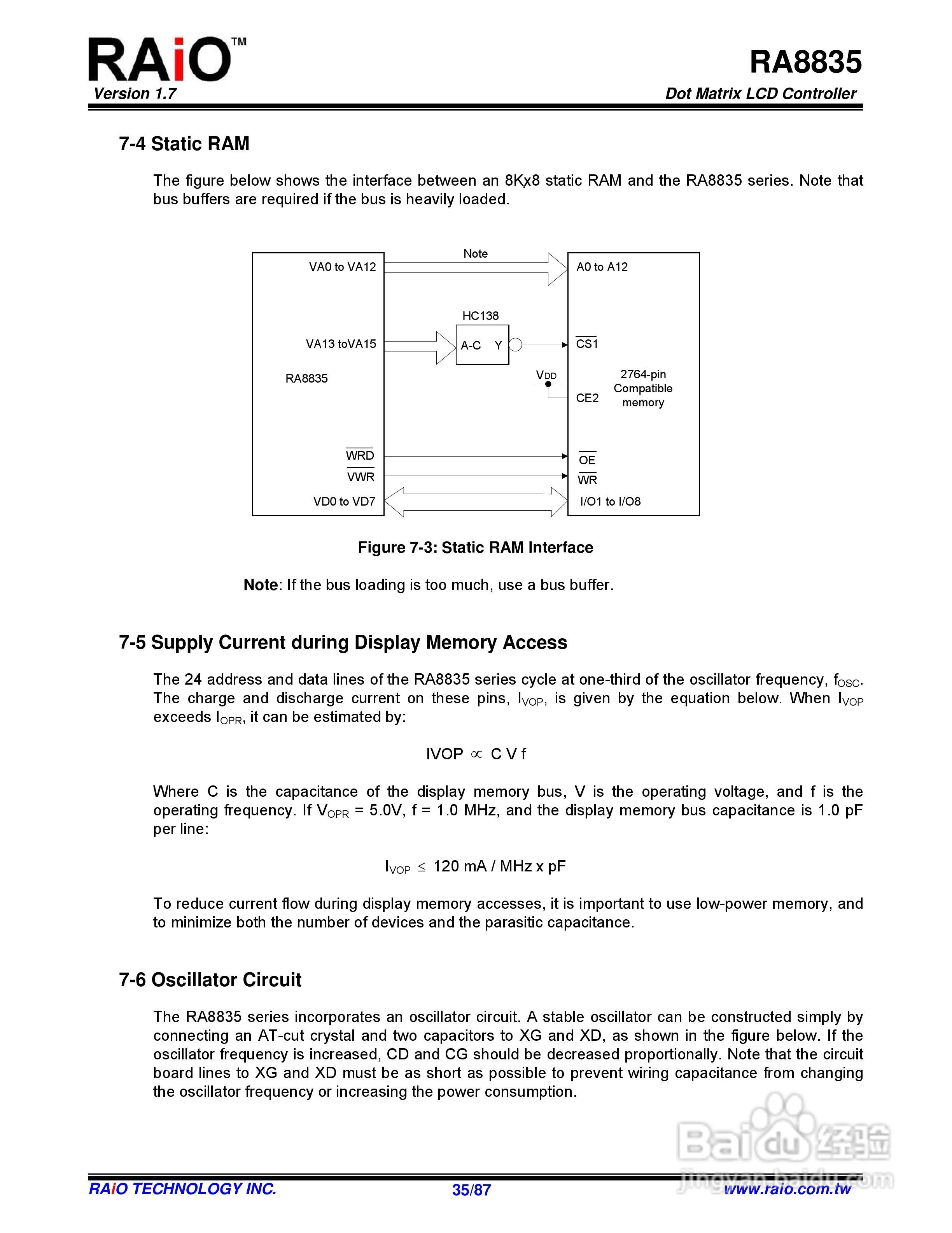 迪特福科技RA8835点阵图形式控制器使用手册:[4]