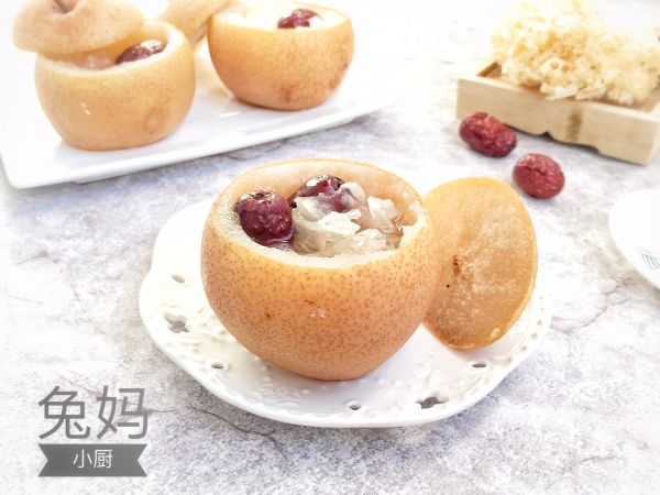 冰糖银耳窝雪梨