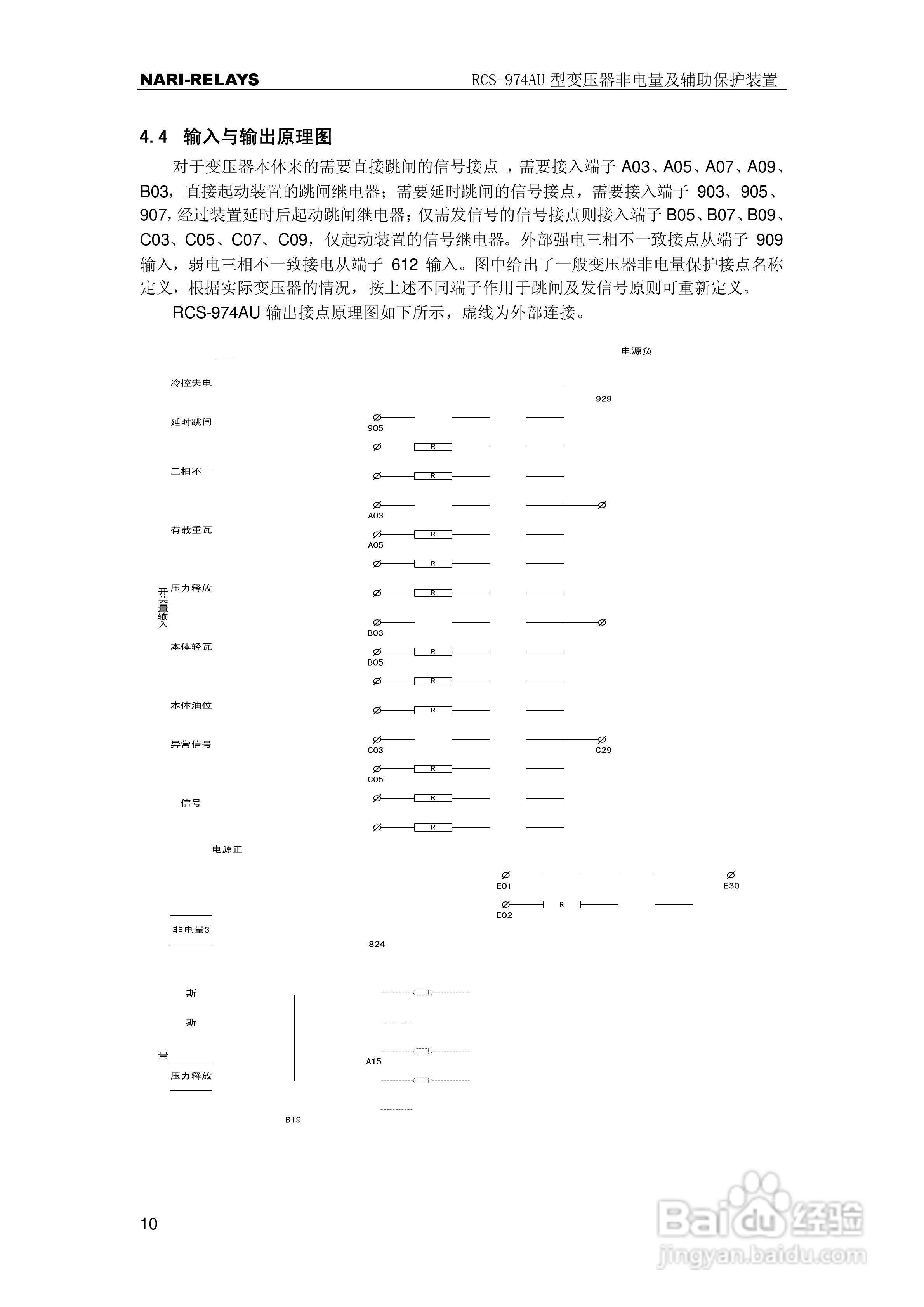 RCS-974AU型变压器非电量及辅助保护装置使用说明书:[2]