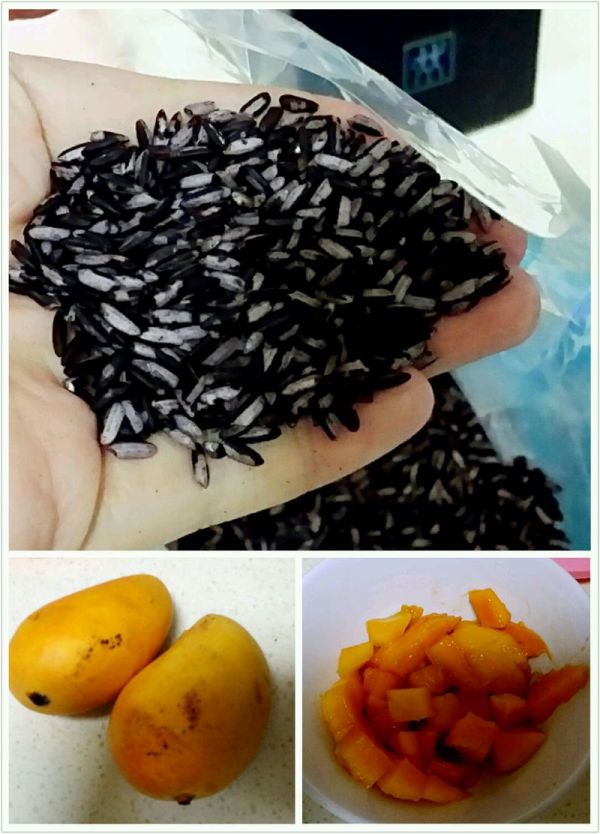 芒果椰浆紫米露