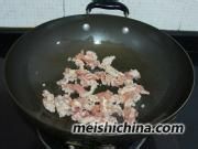 西兰花两吃之---【兰花梗炒肉】