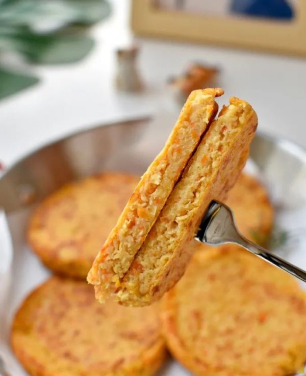 全麦胡萝卜豆渣饼