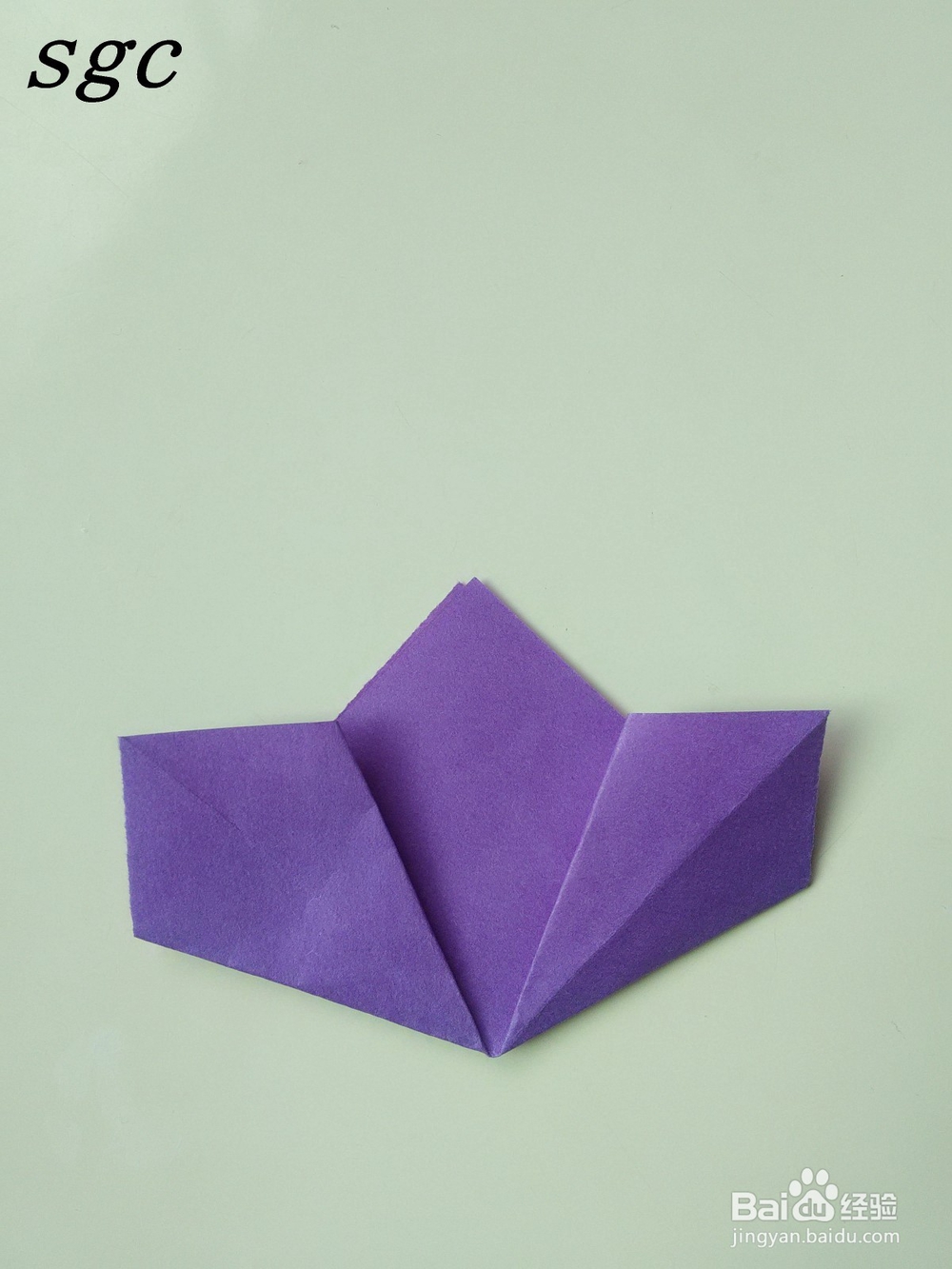 折纸教程——纸折花之樱花的折法