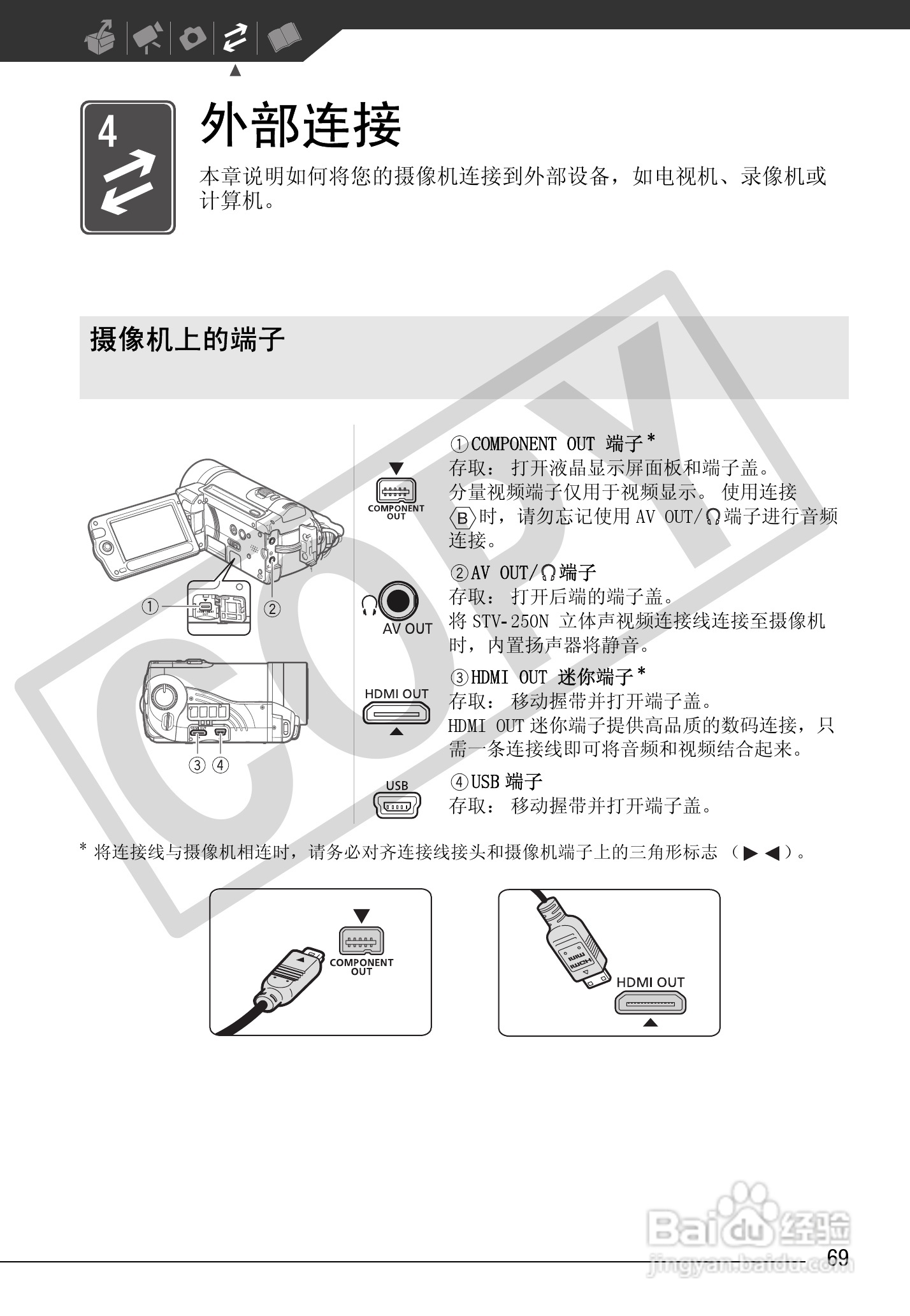 佳能HF10数码摄像机使用说明书:[7]