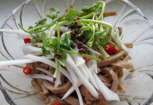 如何做红油牛肚