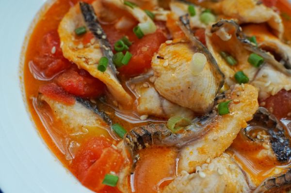 开胃营养补脑番茄鱼片