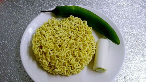 芹椒牛肉葱炒面