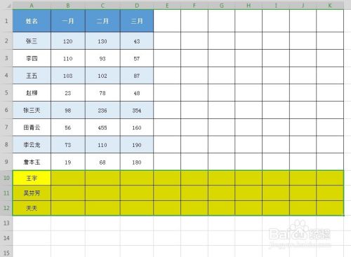 Excel表格中如何自动添加边框