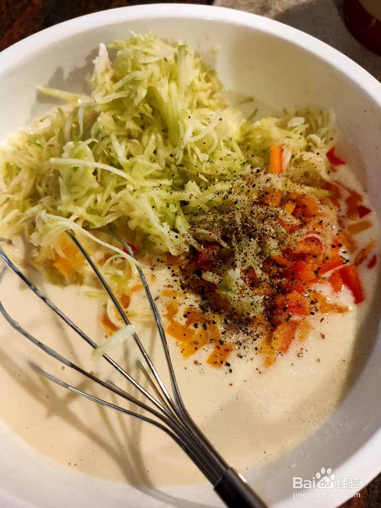 花式做-多彩鲜蔬饼美丽又美味的教程