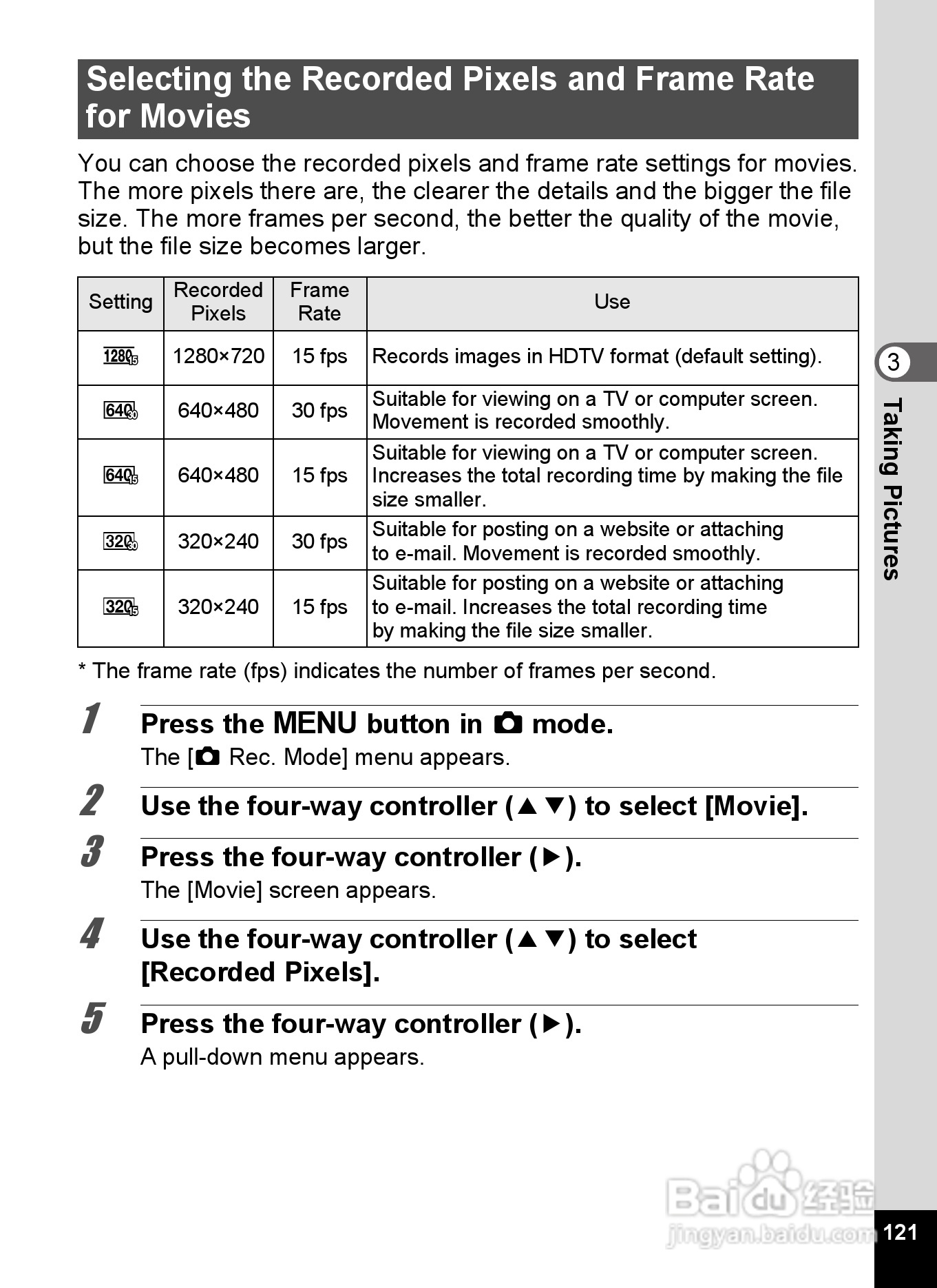 宾得Optio P70数码相机使用说明书:[13]