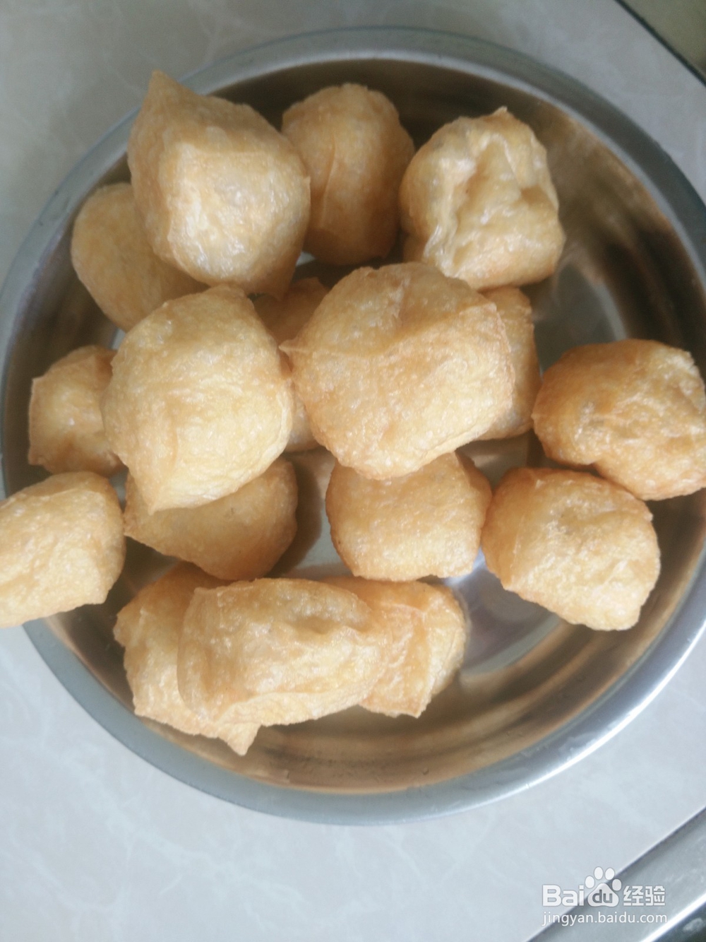 肉末镶油豆腐的做法