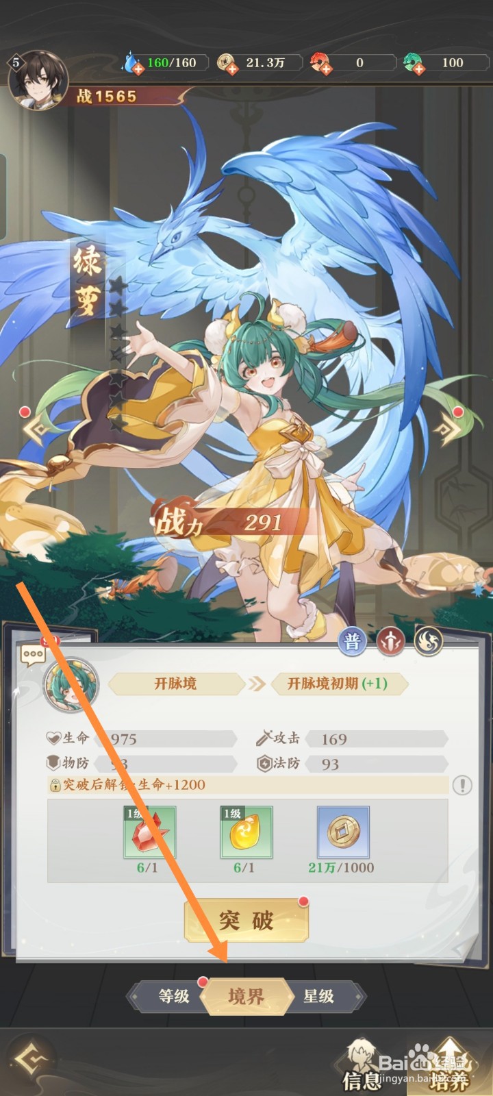 驯龙纪元游戏如何查看境界