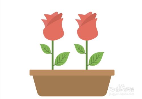 花盆简笔画教程 百度经验 花盆简笔画教程 百度经验