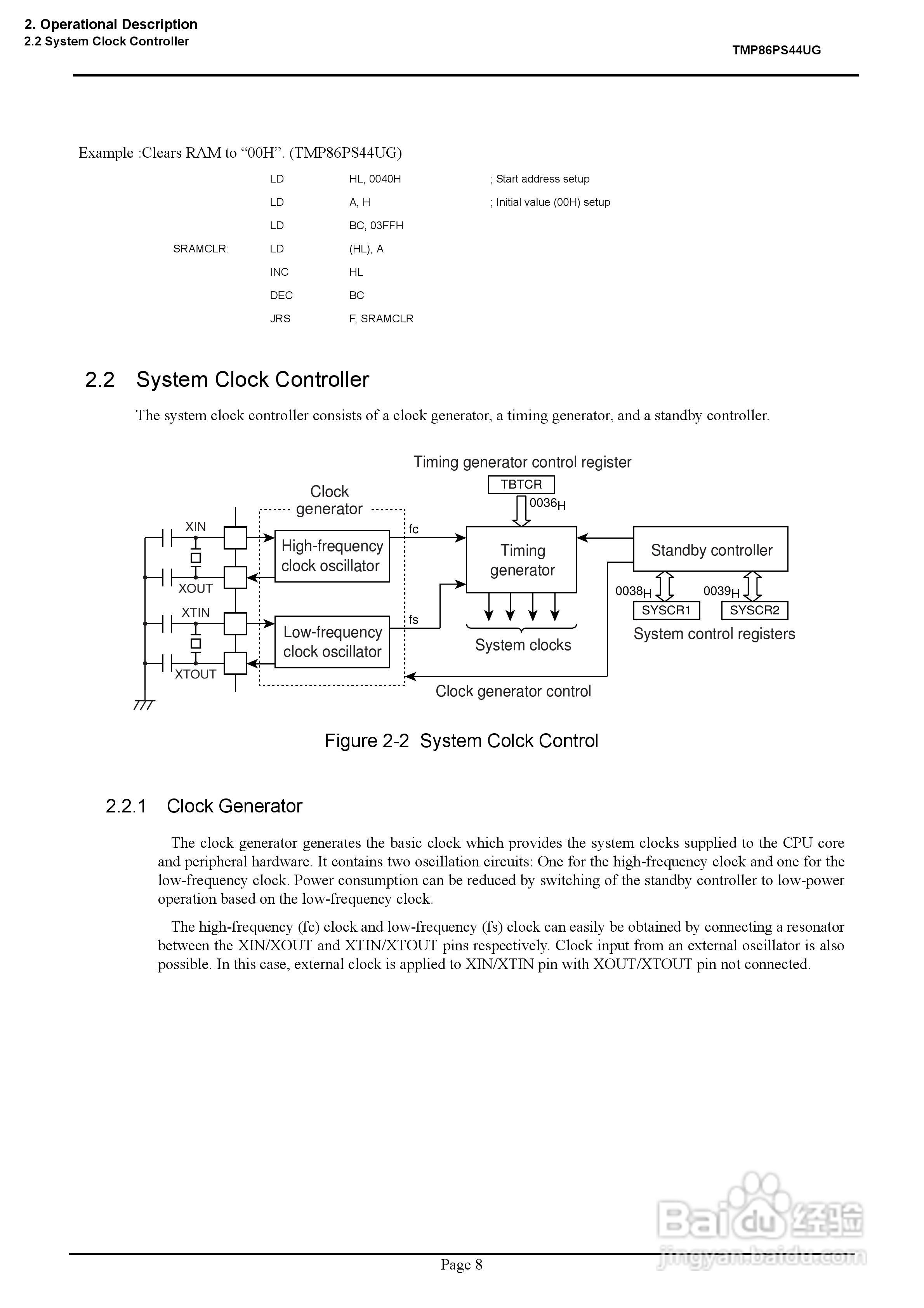TOSHIBA TMP86PS44UG微处理器说明书:[2]