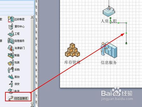 微软visio制作员工录用流程图