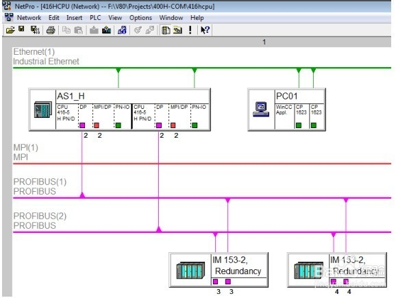 S7-400H集成PROFINET 口容错链接图文教程