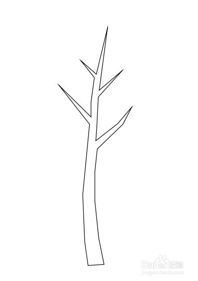 怎么画大树的简笔画