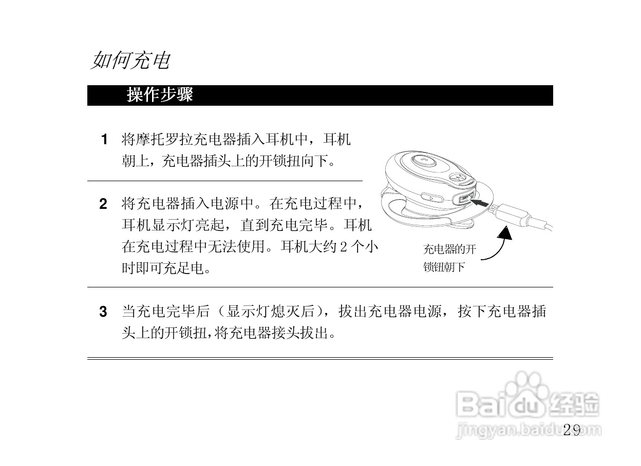 摩托罗拉HS850蓝牙耳机使用说明书:[4]