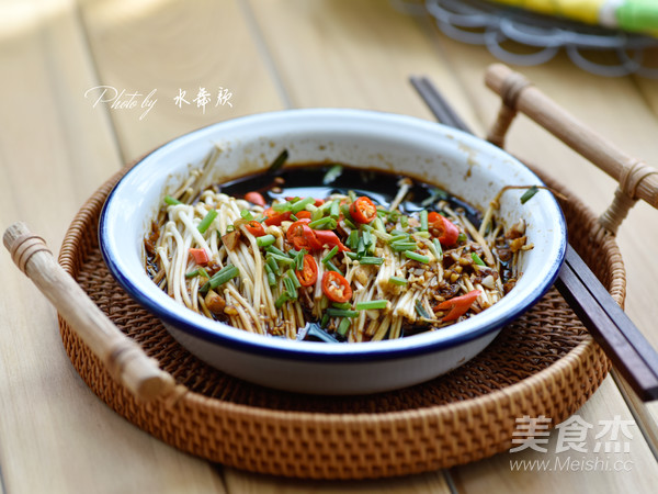 烤金针菇的做法