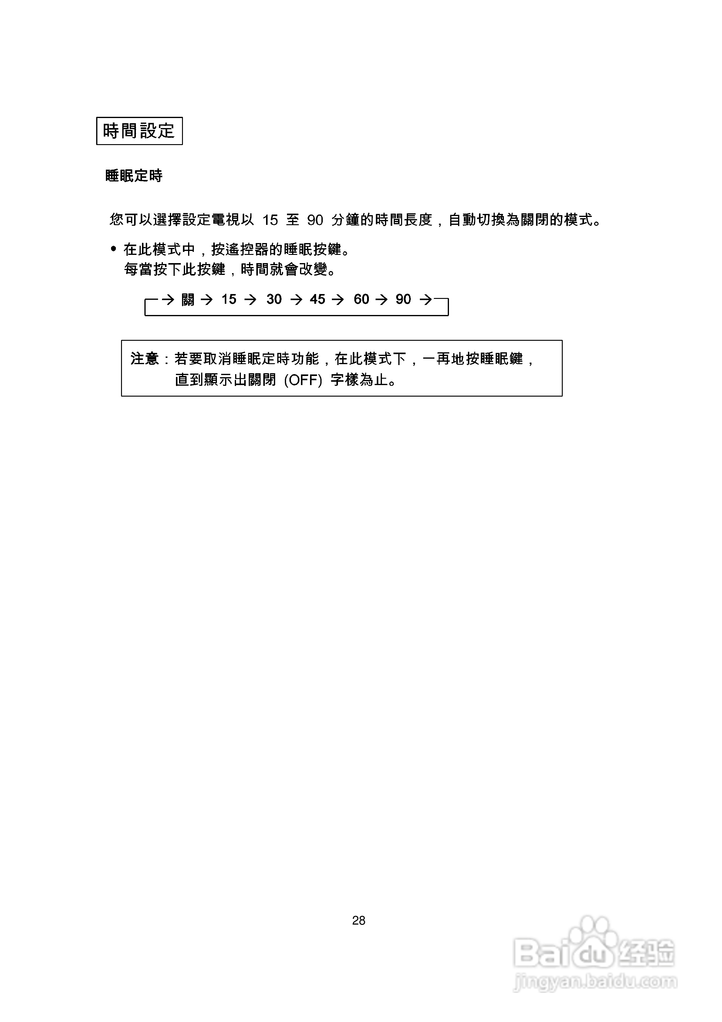 歌林CT-21K型电视机使用说明书:[3]