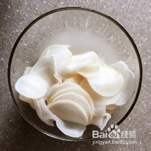 食补养生糖醋白萝卜的做法