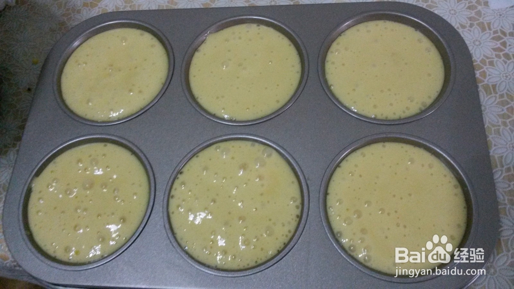 烤箱版戚风小蛋糕