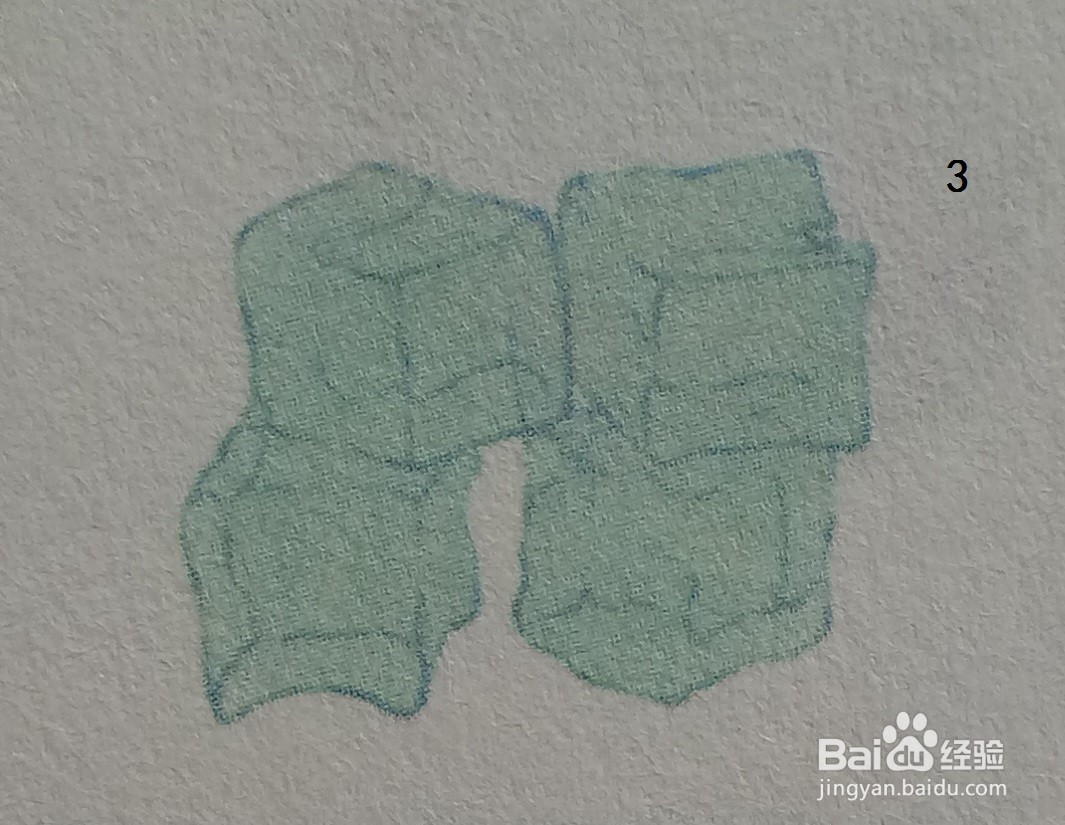 可口的方形食物：冰块的简笔画