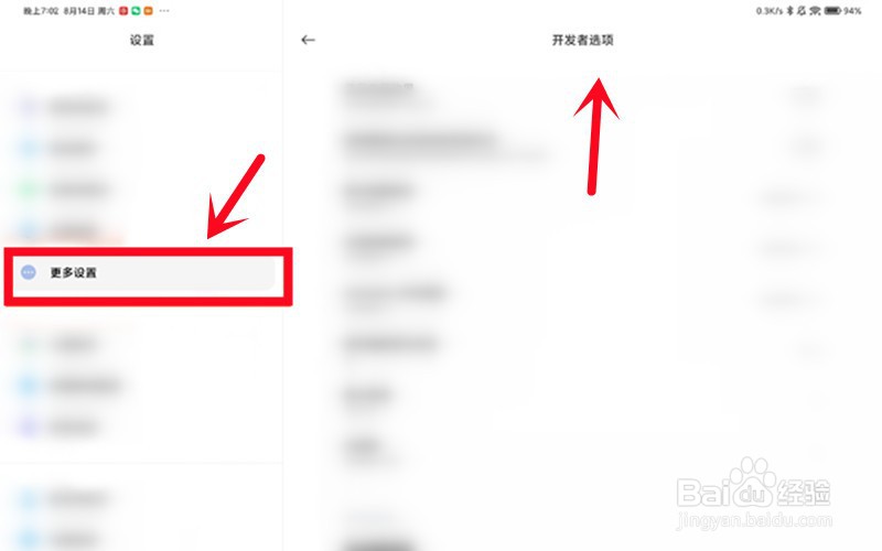 小米平板开发者选项在哪