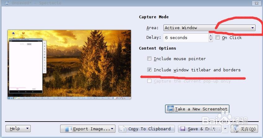 如何在Linux下进行延时屏幕截图